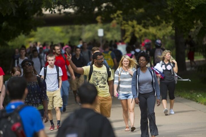 First day of fall classes at the University of Nebraska-Lincoln